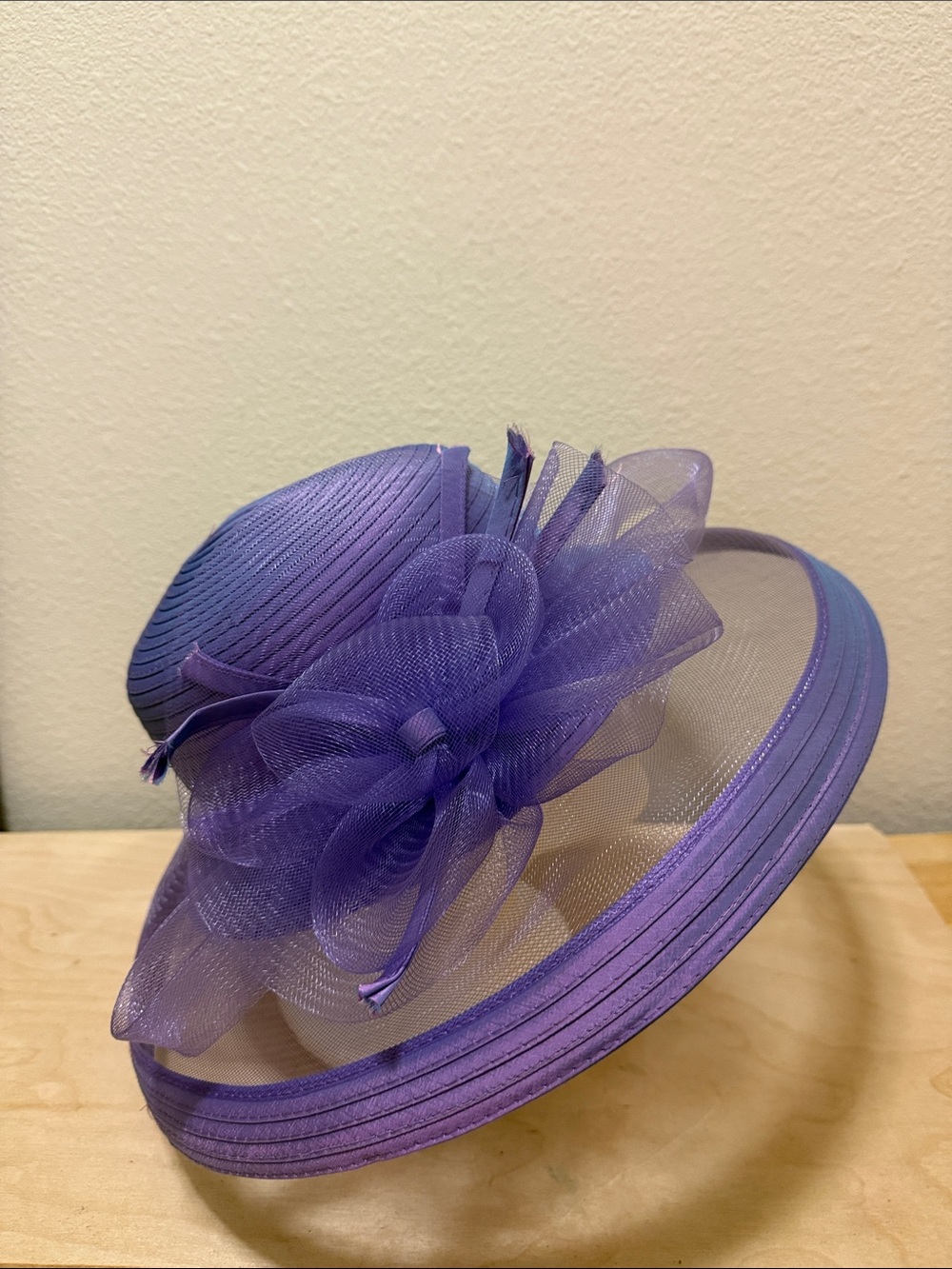 Vintage GIOVANNIO Purple Church Hat - Picture 2 of 5